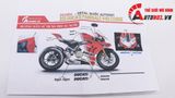  Decal nước độ Ducati V4S Corse tỉ lệ 1:12 DC600A 