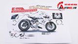  Decal nước độ Ducati Panigale V4S Corse - Decal fullface Ducati Corse tỉ lệ 1:12 Autono1 DC600d 