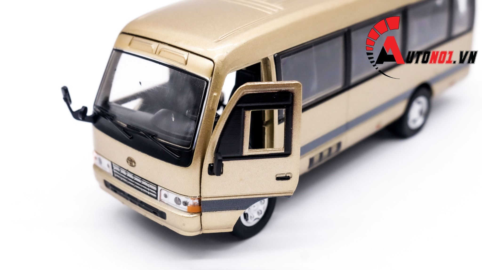  Mô hình xe Toyota Coaster Bus 1:32 Sheng Hui 1649 