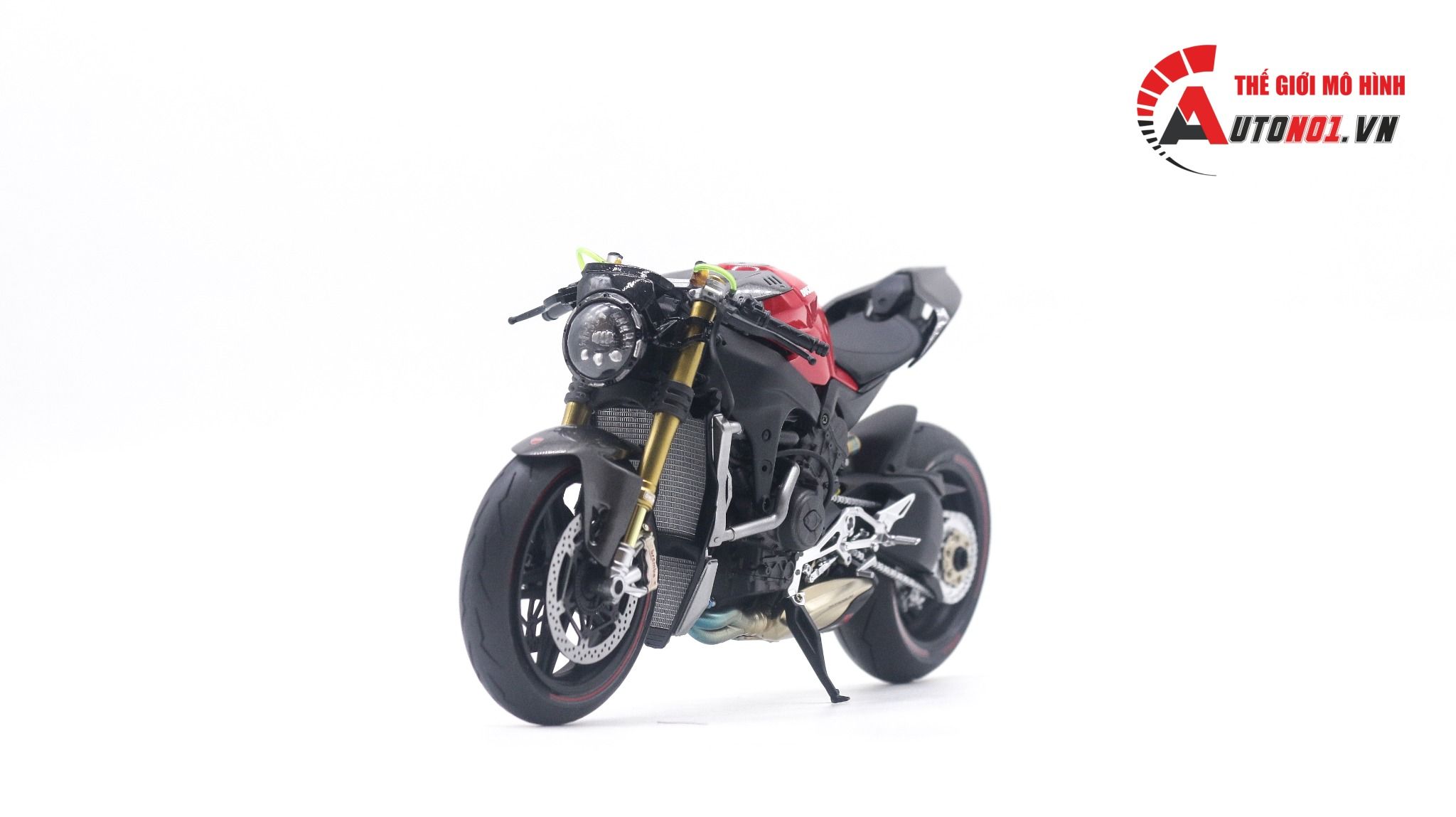  Mô hình xe cao cấp Ducati V4 Panigale Cafe Racer Red cao cấp độ nồi khô 1:12 Tamiya D202 