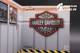  DIORAMA 1:12 TRƯNG BÀY MÔ TÔ HARLEY DAVIDSON DR004F 