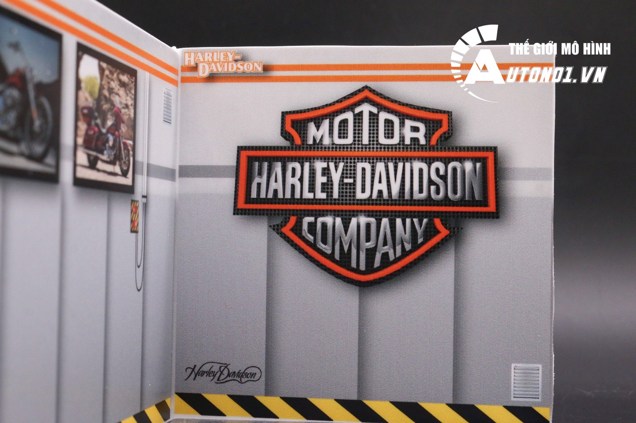  DIORAMA 1:12 TRƯNG BÀY MÔ TÔ HARLEY DAVIDSON DR004F 