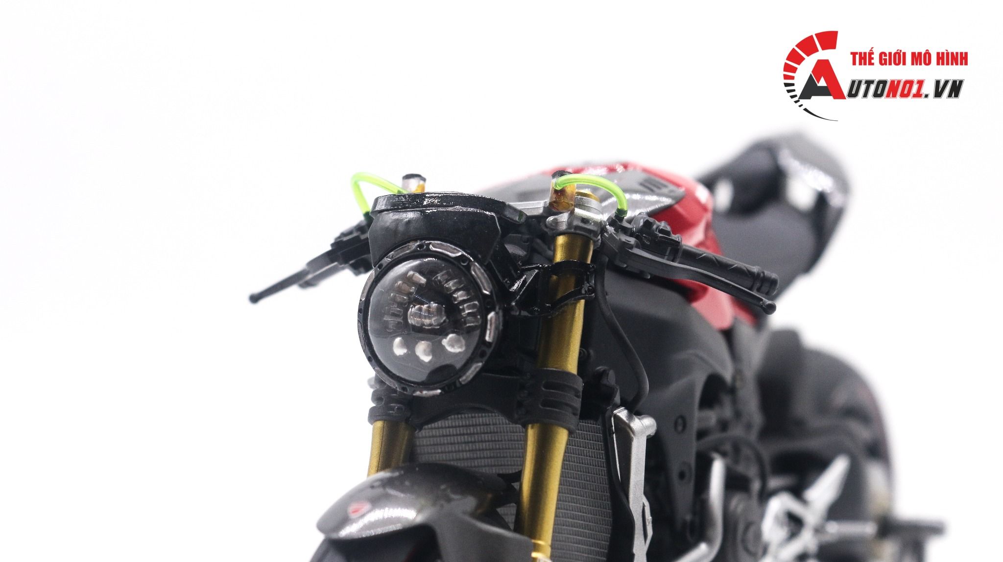  Mô hình xe cao cấp Ducati V4 Panigale Cafe Racer Red cao cấp độ nồi khô 1:12 Tamiya D202 