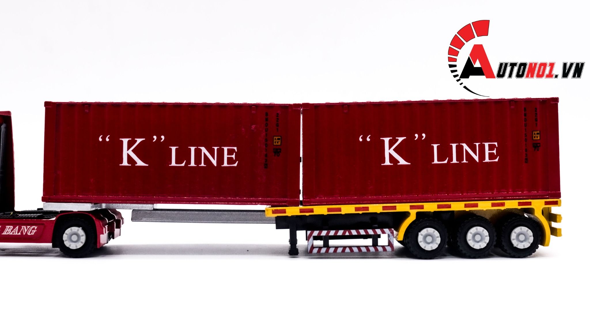  Mô hình xe container bằng hợp kim tỉ lệ 1:60 Jingbang OT220 