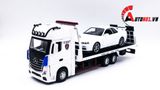  Mô hình xe ô tô độ CSGT cứu hộ Mercedes benz Hytruck kích thước 46cm tỉ lệ 1:24 Hengteng model Autono1 OT235 