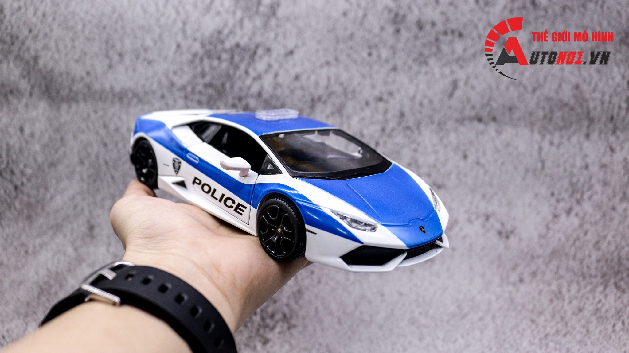  Mô hình xe Lamborghini Huracan LP610-4 Police 1:24 Maisto 4330 