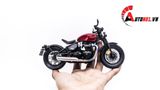  Mô hình xe Triumph Bonneville Bobber nâng cấp tỉ lệ 1:12 Welly Autono1 D229 