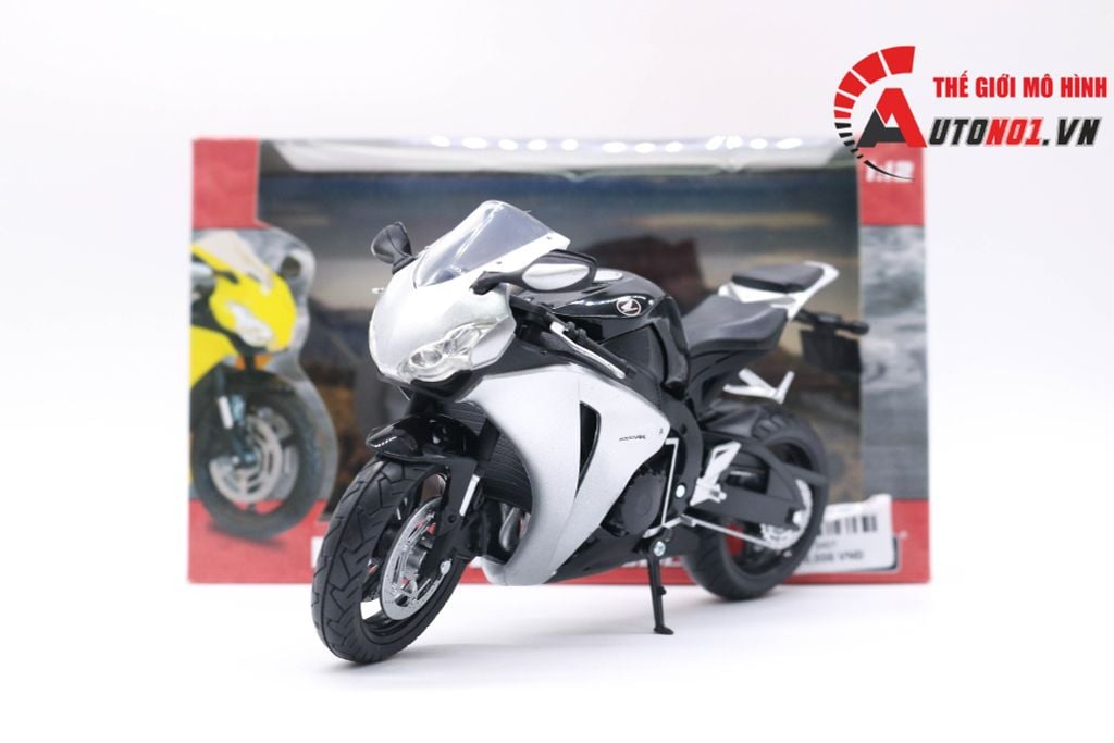 MÔ HÌNH XE HONDA CBR 1000RR SILVER 1:12 JOYCITY CÓ HỘP 5407