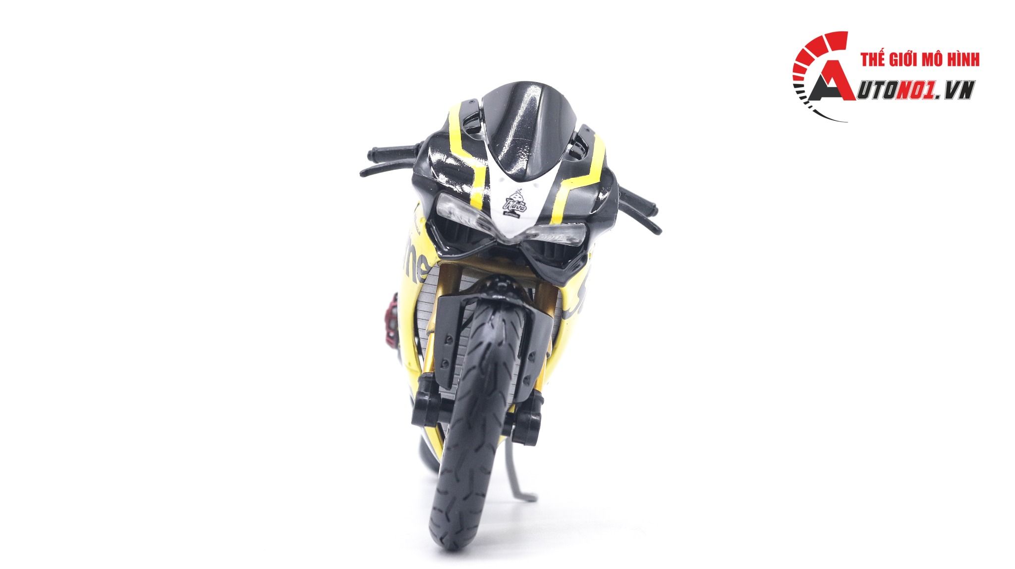  Mô hình xe độ Ducati 1199 Supreme Yellow độ nồi khô tỉ lệ 1:12 Autono1 D221F 