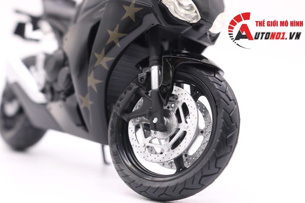  Mô hình xe Honda CBR 1000rr black star 1:12 Joycity 6527 