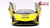  Mô hình xe Lamborghini Sian Fkp 37 Black Yellow 1:18 Bburago 7517 