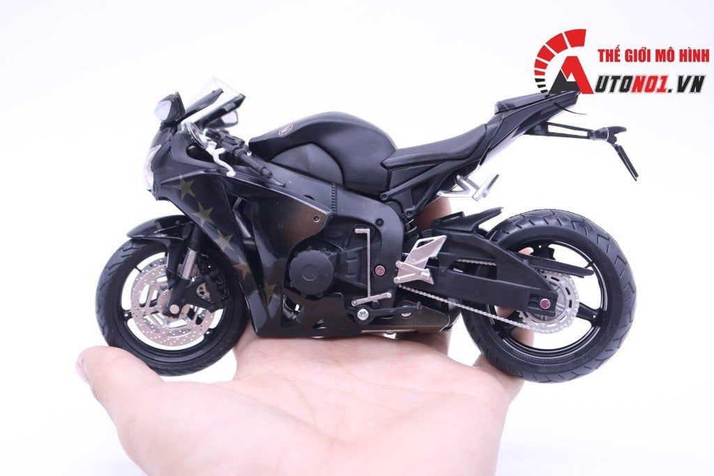 MÔ HÌNH XE HONDA CBR 1000RR BLACK STAR 1:12 JOYCITY 6527