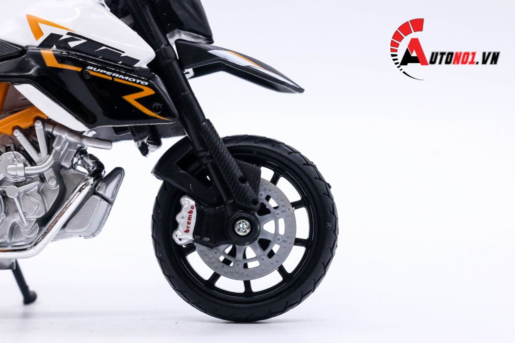 MÔ HÌNH XE KTM 990 SUPERMOTO R 1:18 BBURAGO 1022