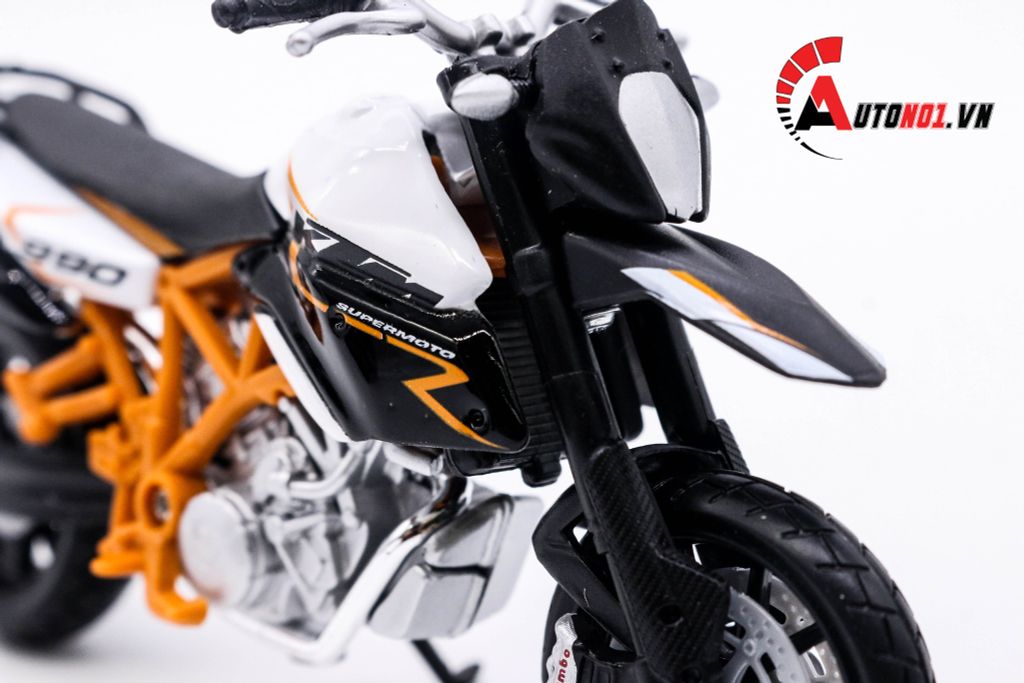 MÔ HÌNH XE KTM 990 SUPERMOTO R 1:18 BBURAGO 1022