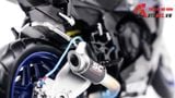  Mô hình xe độ Yamaha Yzf R1 carbon độ pô SC tỉ lệ 1:12 Autono1 D230 