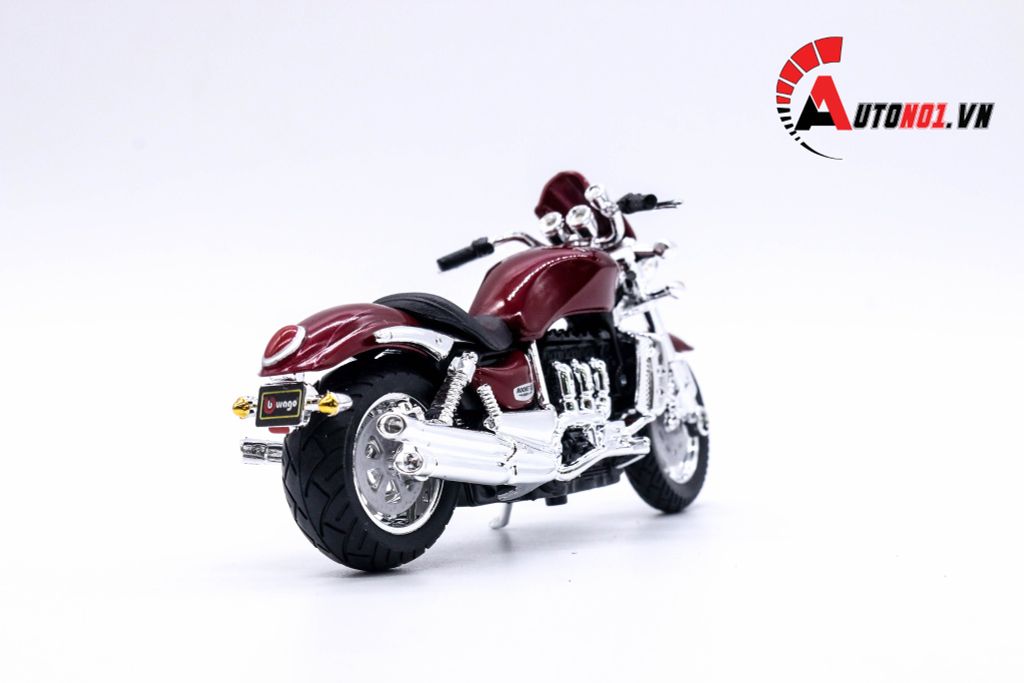 MÔ HÌNH XE TRIUMPH ROCKET III RED 1:18 BBURAGO 1019