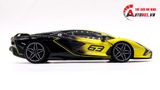  Mô hình xe Lamborghini Sian Fkp 37 Black Yellow 1:18 Bburago 7517 