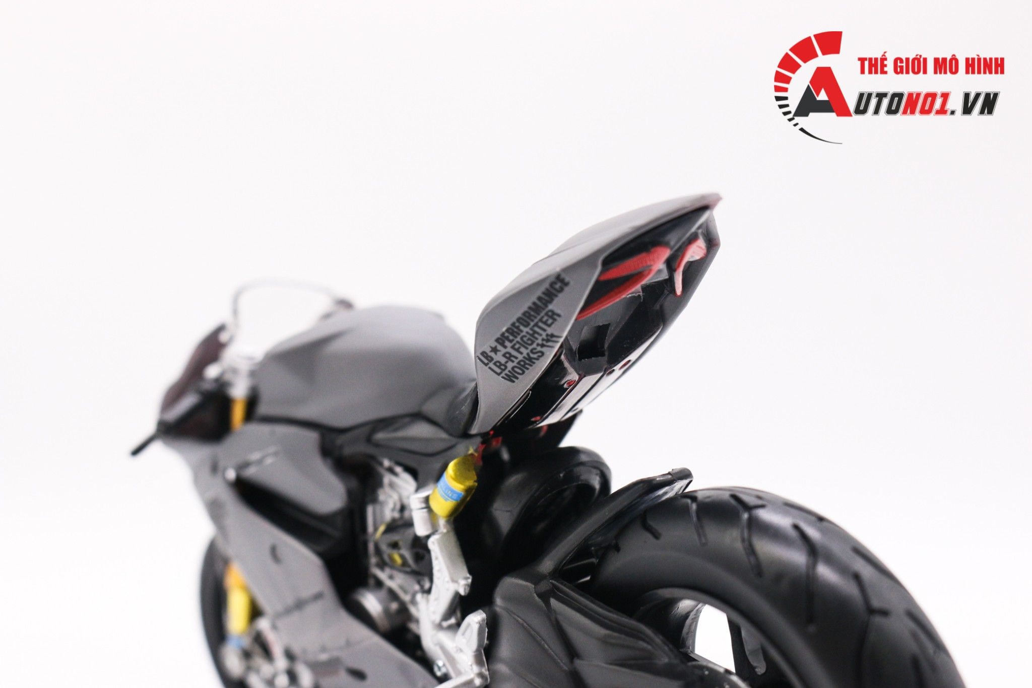  Mô hình xe độ Ducati 1199 Panigale S Liberty Walk Gray Custom 1:12 Autono1 D220a 