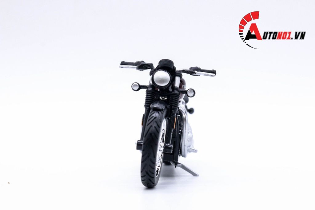 MÔ HÌNH XE TRIUMPH BONNEVILLE BOBBER 1:18 BBURAGO 6168