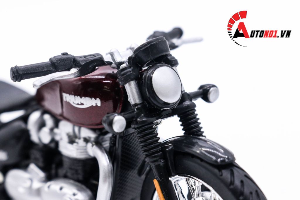 MÔ HÌNH XE TRIUMPH BONNEVILLE BOBBER 1:18 BBURAGO 6168