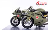  Mô hình xe Kawasaki H2r Custom Liberty Walk Army 1:12 Tamiya D078 