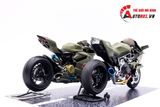  Mô hình xe Kawasaki H2r Custom Liberty Walk Army 1:12 Tamiya D078 