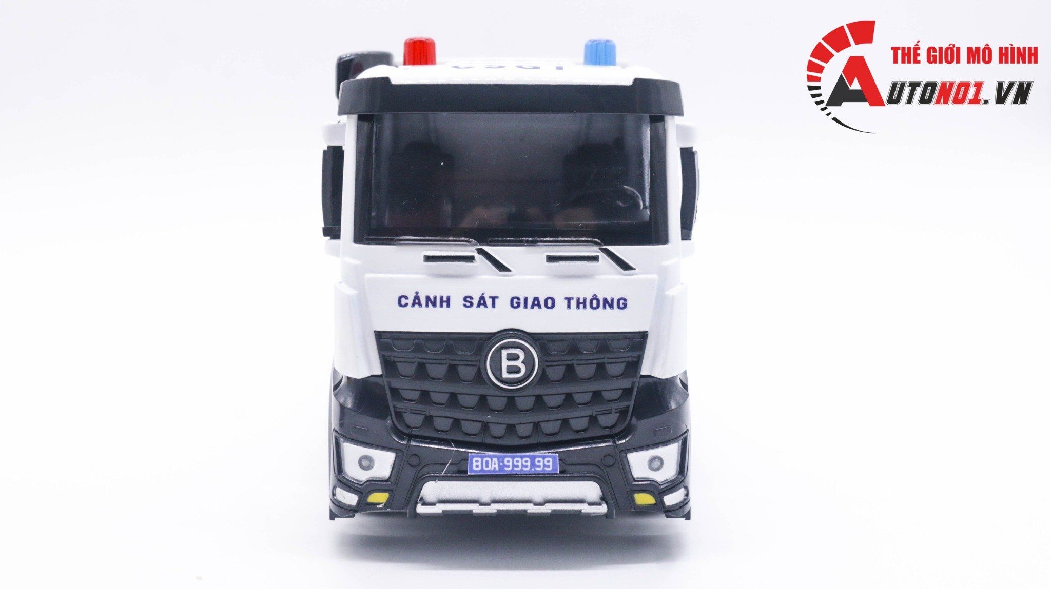  Mô hình xe ô tô độ CSGT cứu hộ Việt Nam tỉ lệ 1:24 Metal DieCast OT247 