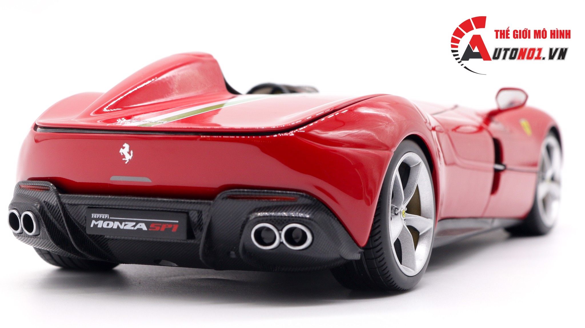  Mô hình xe Ferrari Monza Sp1 Sports Red 1:18 Signature Bburago 7547 