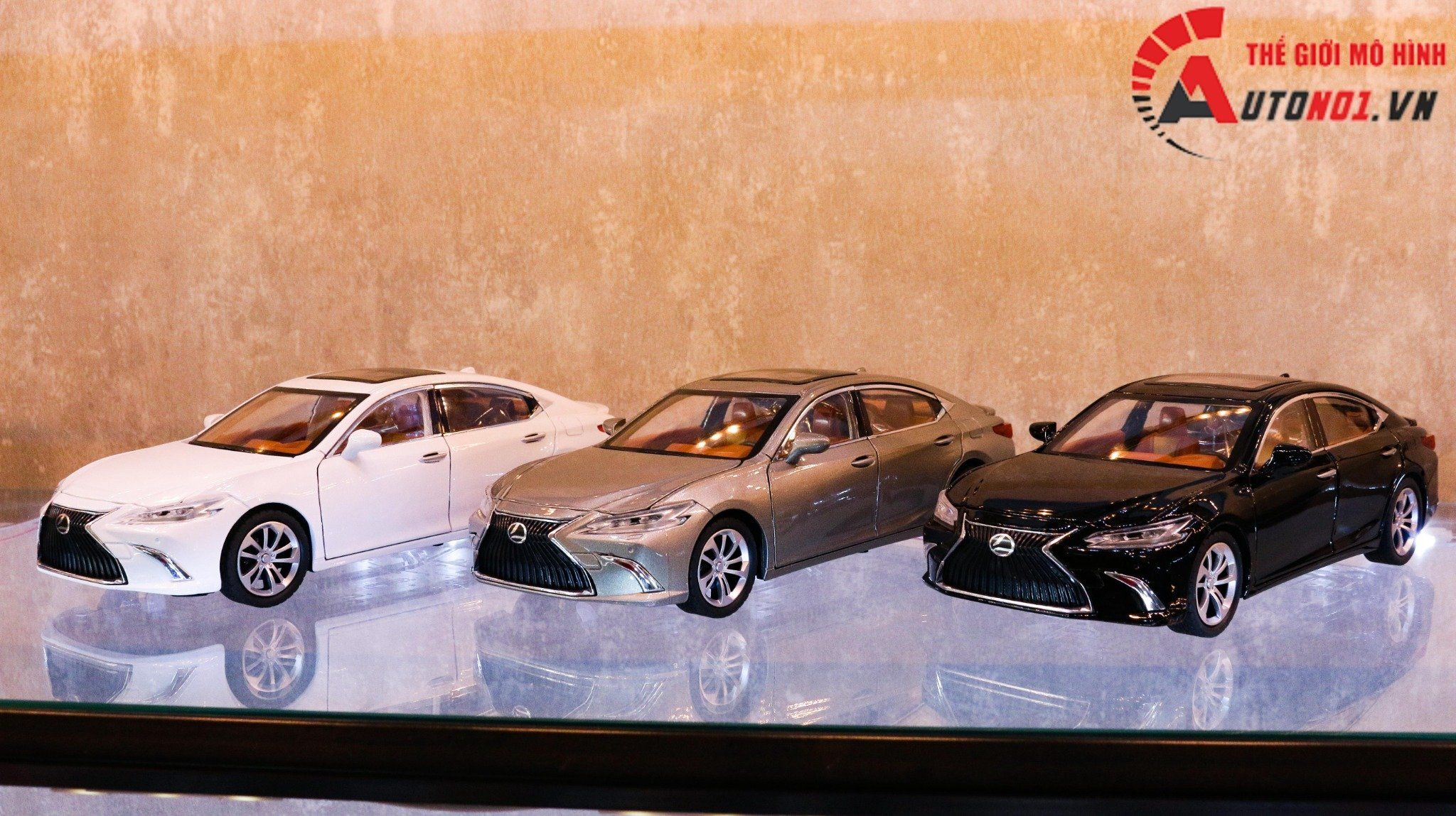  Mô hình xe Lexus Es300 full open 1:24 Jin Lifang OT411 