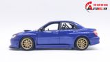  Mô hình xe ô tô Subaru Impreza WRX STI blue tỉ lệ 1:24 Welly 5504 