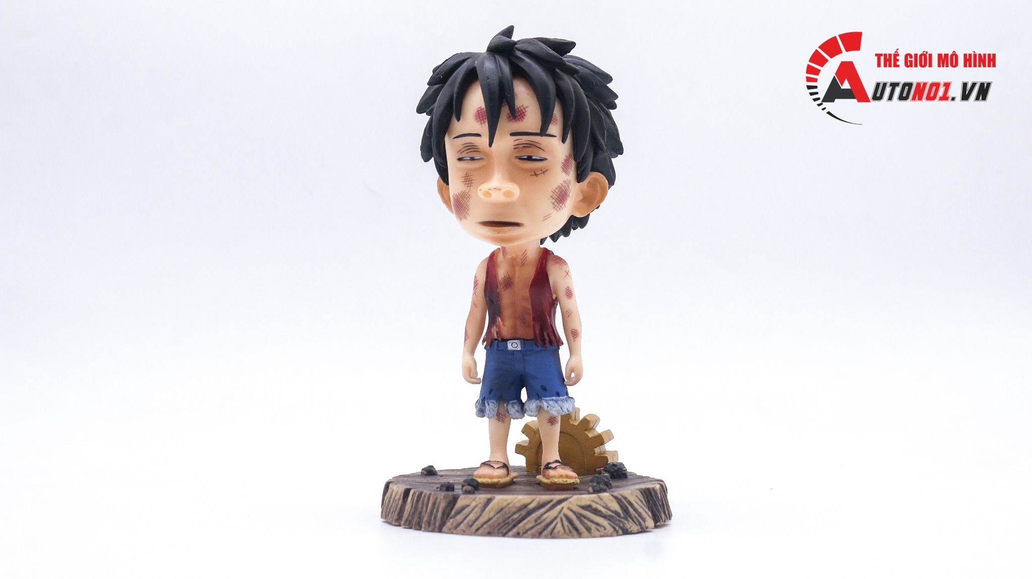  Mô hình nhân vật Onepiece Luffy biểu cảm bối rối 16cm FG114 