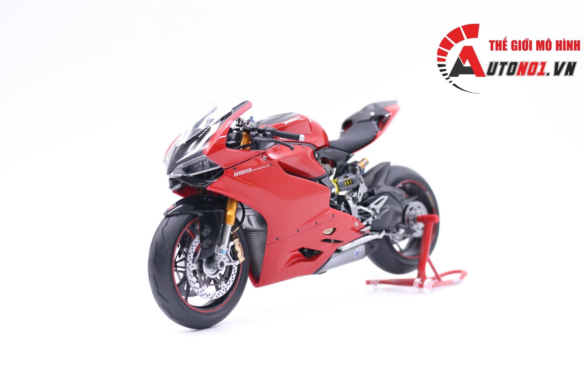  Mô hình xe cao cấp Ducati 1199 Panigale Corse 1:12 Tamiya D061 