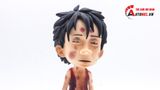  Mô hình nhân vật Onepiece Luffy biểu cảm bối rối 16cm FG114 