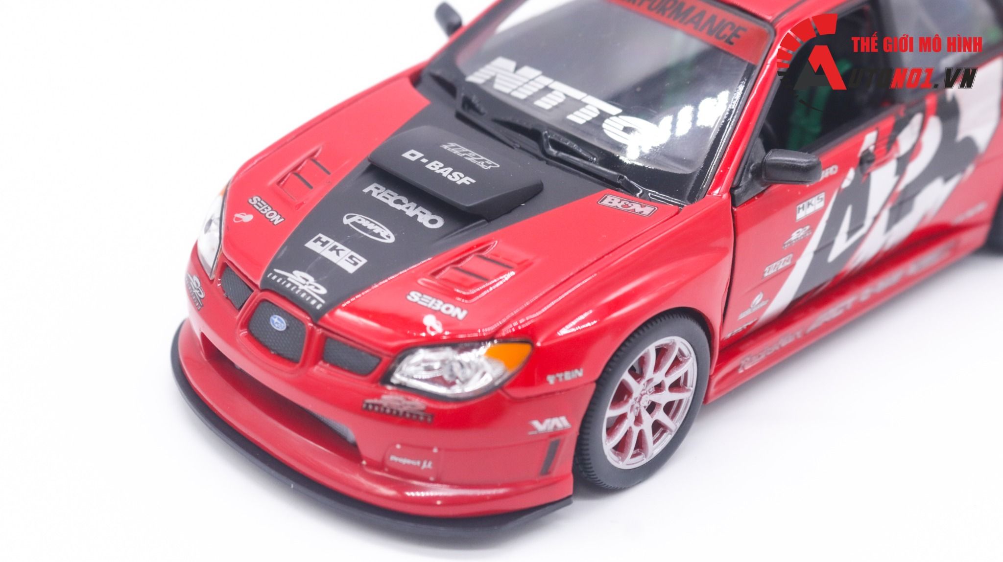  Mô hình xe Subaru Apr Impreza Performance tỉ lệ 1:24 Welly 5838 