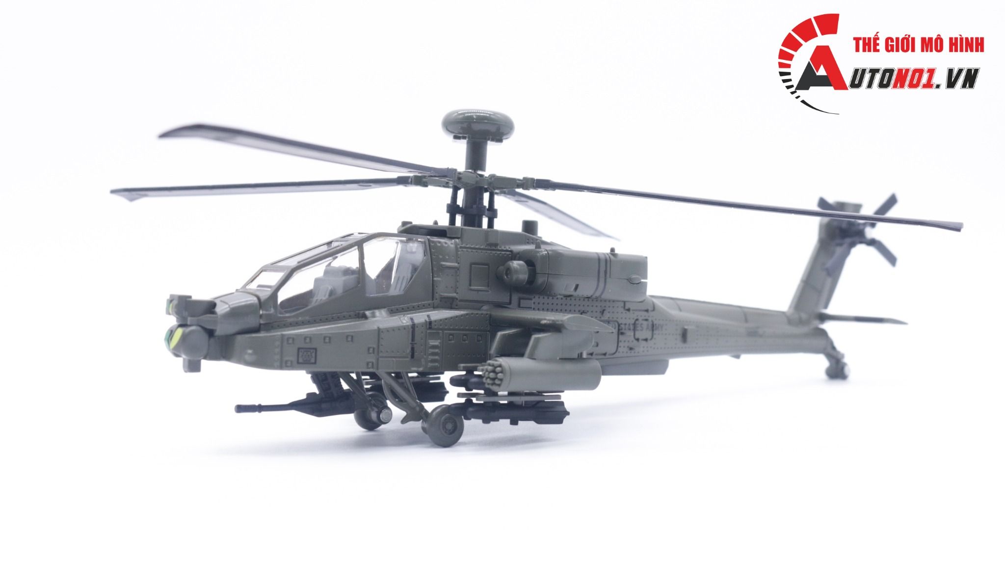  Mô hình máy bay trực thăng quân sự tỉ lệ 1:32 Alloy Model MBQS045 