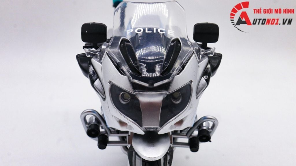 MÔ HÌNH BMW R 1250RT-P POLICE 1:12 HUAYI ALLOY 7656C