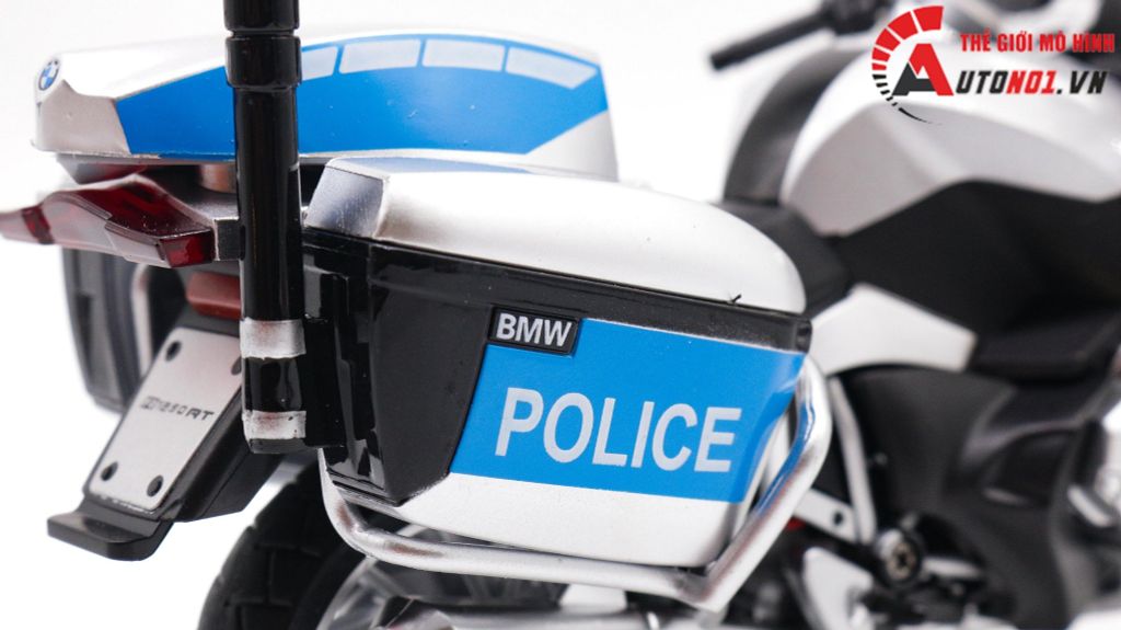 MÔ HÌNH BMW R 1250RT-P POLICE 1:12 HUAYI ALLOY 7656C