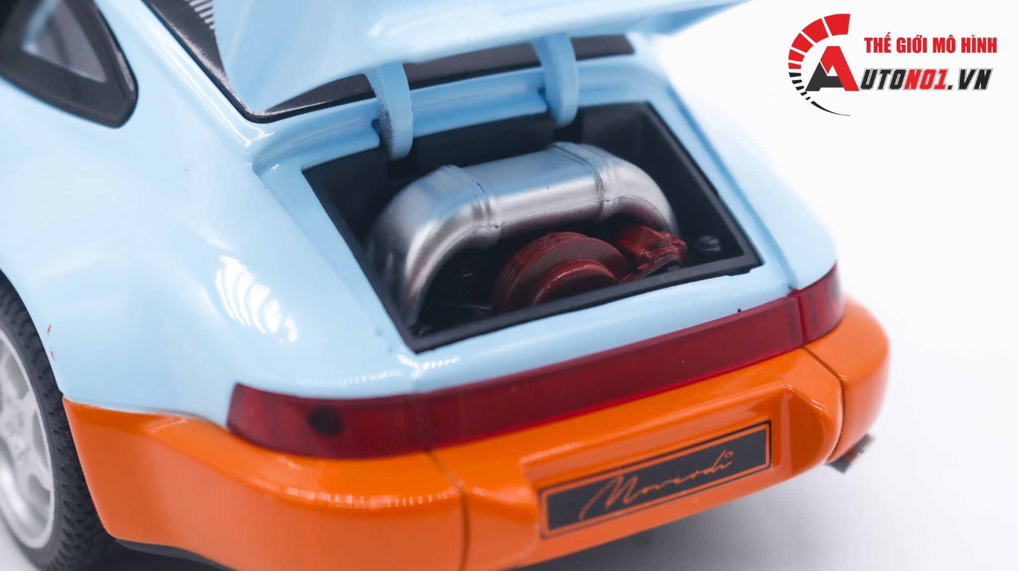  Mô hình xe Porsche RWB RauhWelt 964 1:24 Alloy Model OT207 