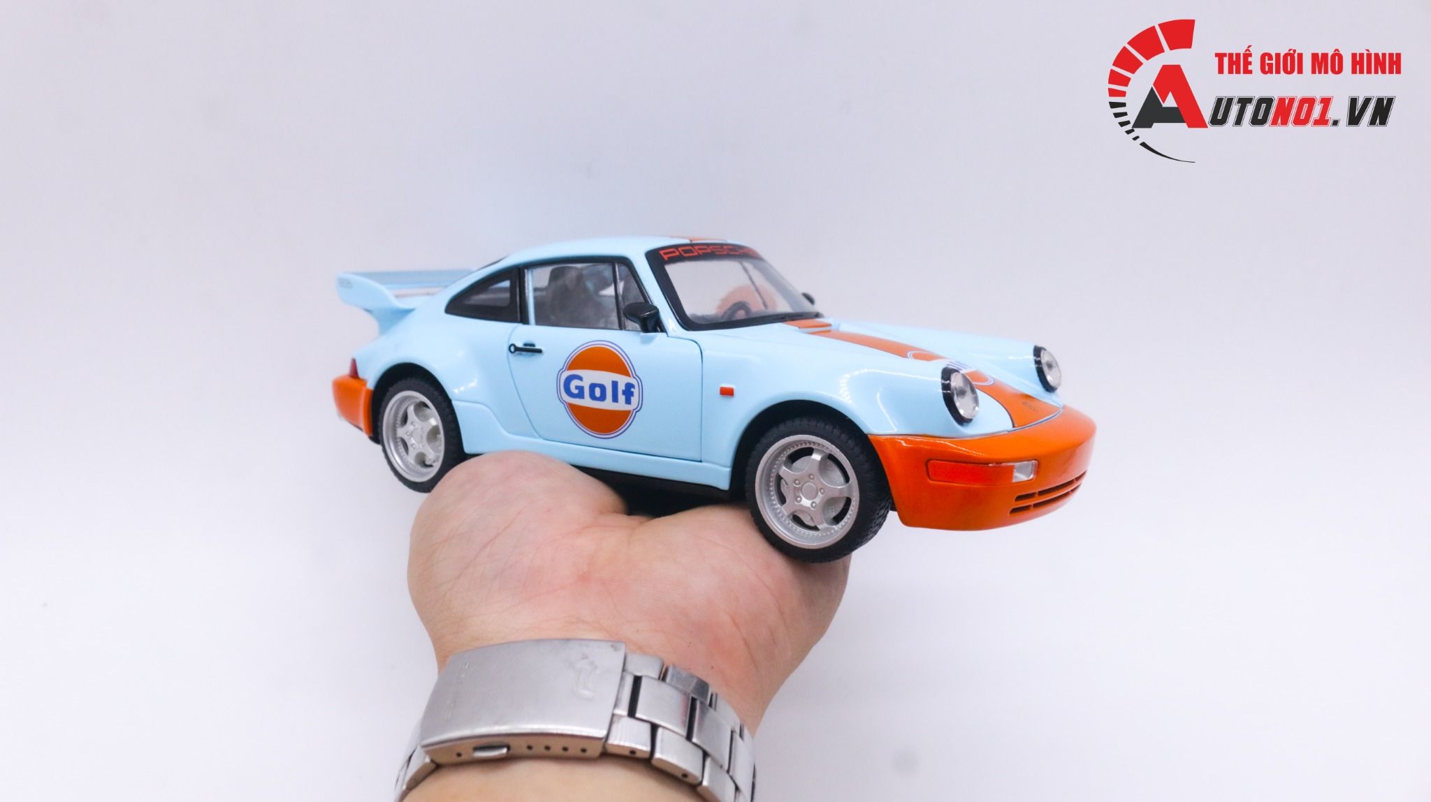  Mô hình xe Porsche RWB RauhWelt 964 1:24 Alloy Model OT207 