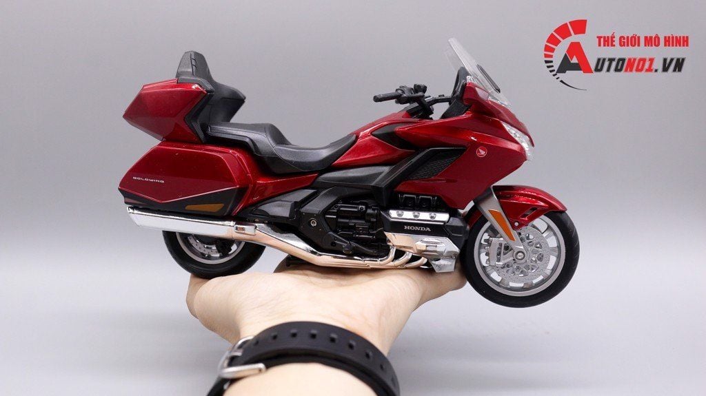  Mô hình xe Honda Goldwing 2020 tỉ lệ 1:12 Welly MT12001 