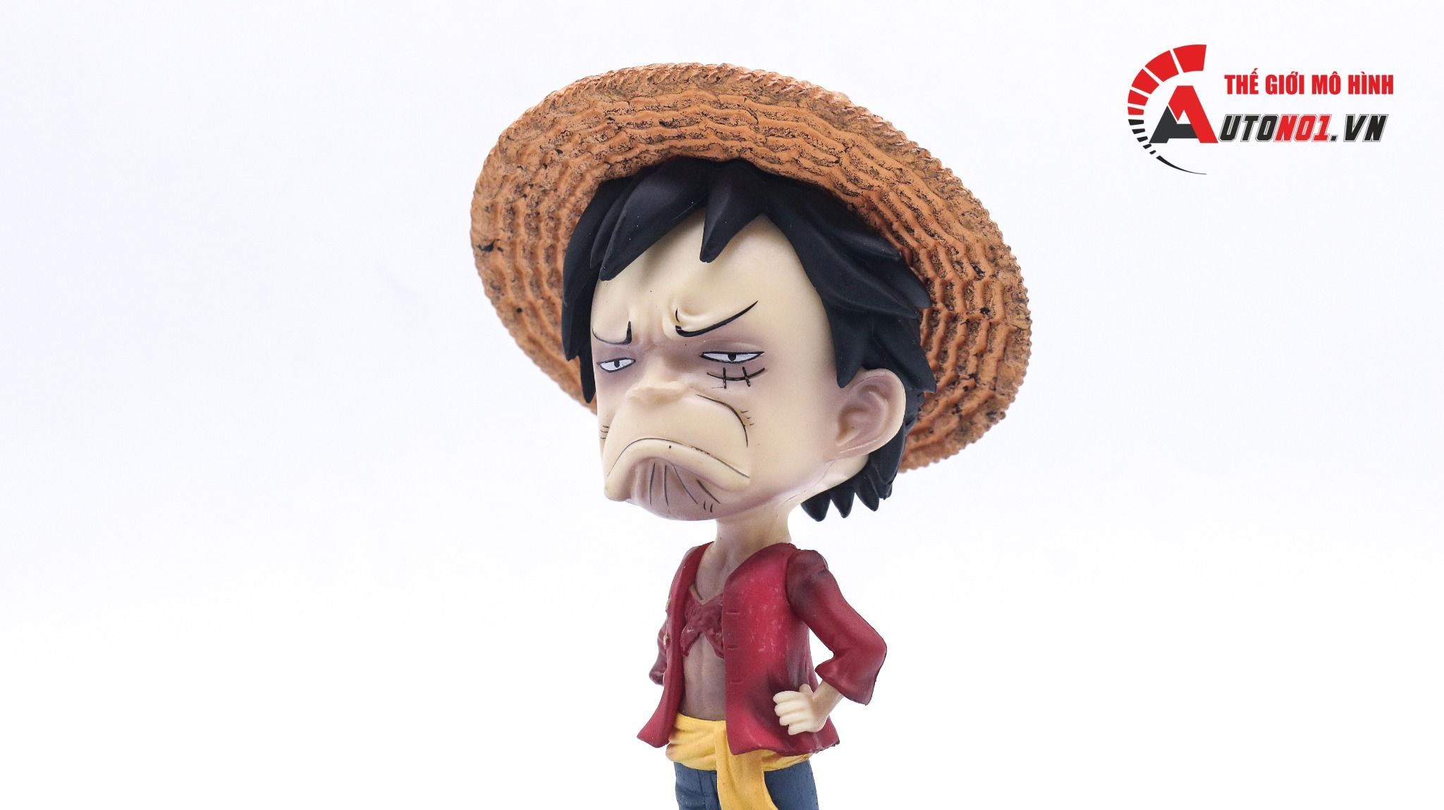  Mô hình nhân vật Onepiece Luffy biểu cảm gắt gỏng 16cm FG113 