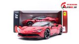  Mô hình xe Ferrari Sf90 Stradale đánh lái được full open 1:24 Bburago 7528 