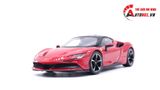  Mô hình xe Ferrari Sf90 Stradale đánh lái được full open 1:24 Bburago 7528 