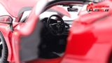  Mô hình xe Ferrari Sf90 Stradale đánh lái được full open 1:24 Bburago OT577 