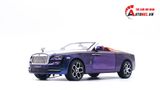  Mô hình xe Rolls-Royce Dawn full open, mui tháo rời, tặng kèm dù tỉ lệ 1:24 Newao OT311A 