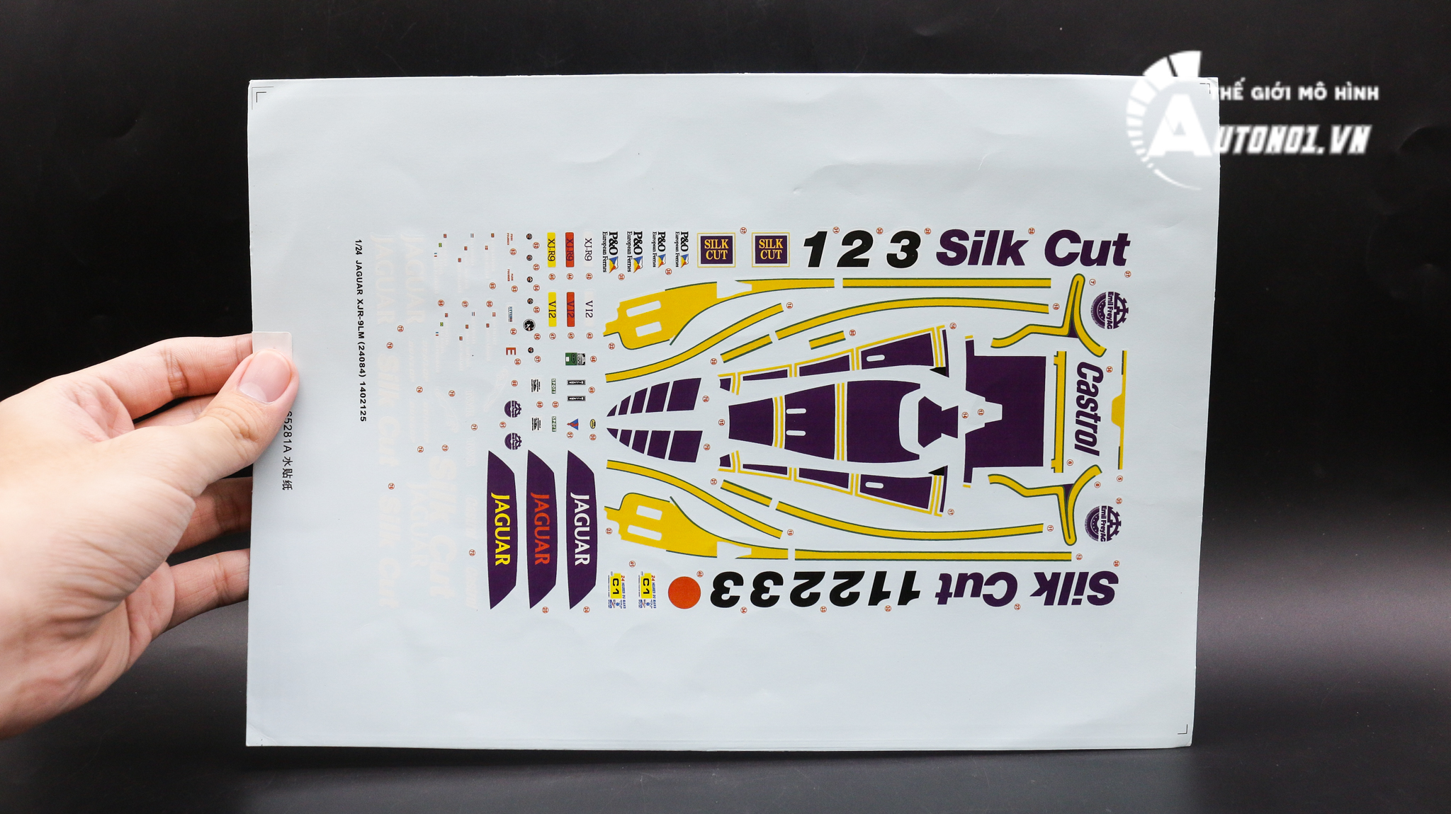 DECAL NƯỚC JAGUAR XJR-9LM 65281A DC079