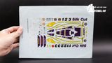  Decal nước Jaguar Xjr-9lm 65281a DC079 