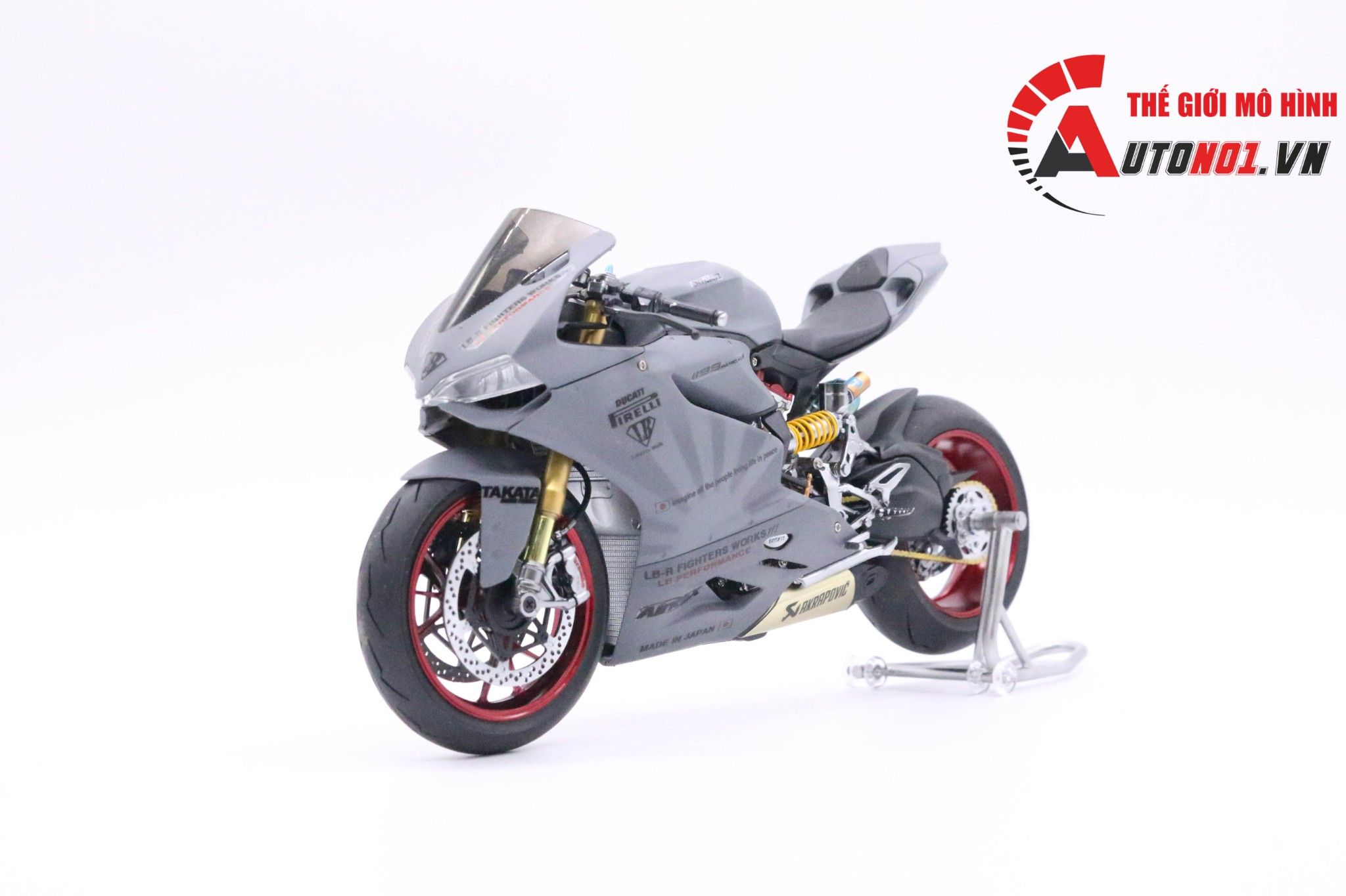  Mô hình siêu xe Ducati 1199 Panigale Liberty Walk 1:12 Tamiya 6526 