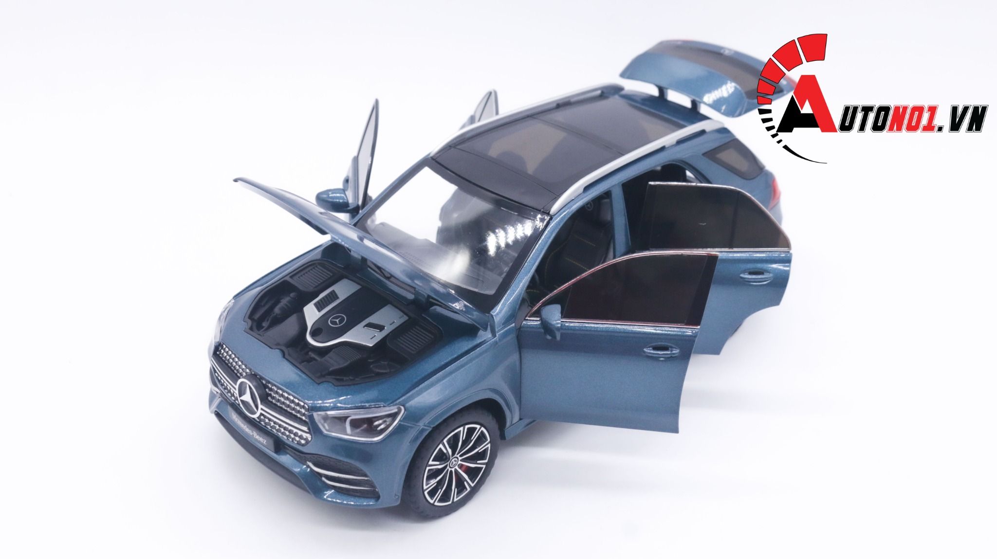  Mô hình xe ô tô SUV Mercedes Benz GLE full open full kính tỉ lệ 1:24 Jinlifiang OT232 