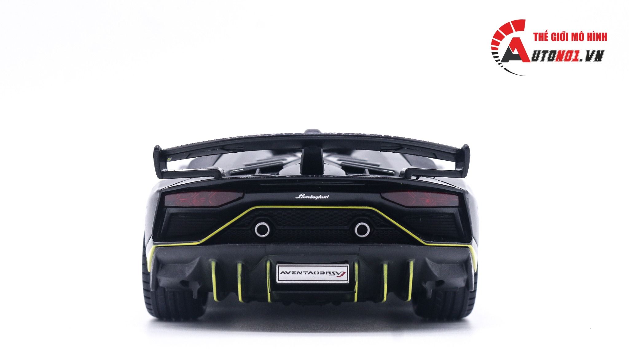  Mô hình xe Lamborghini Aventador Svj63 đánh lái được full open, mui xe có thể tháo rời 1:24 Miniauto OT405 